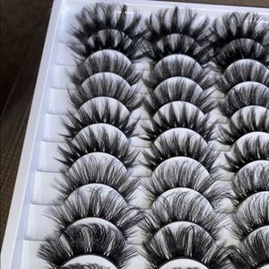 Eyelashes for sale! I have 6 different volume lashes. 2 pairs for 14 dollars.